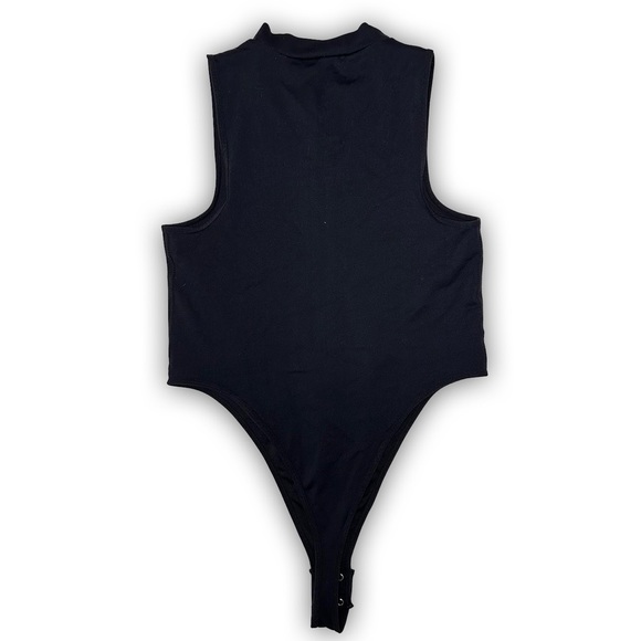 Black Zip Bodysuit - Picture 2 of 2